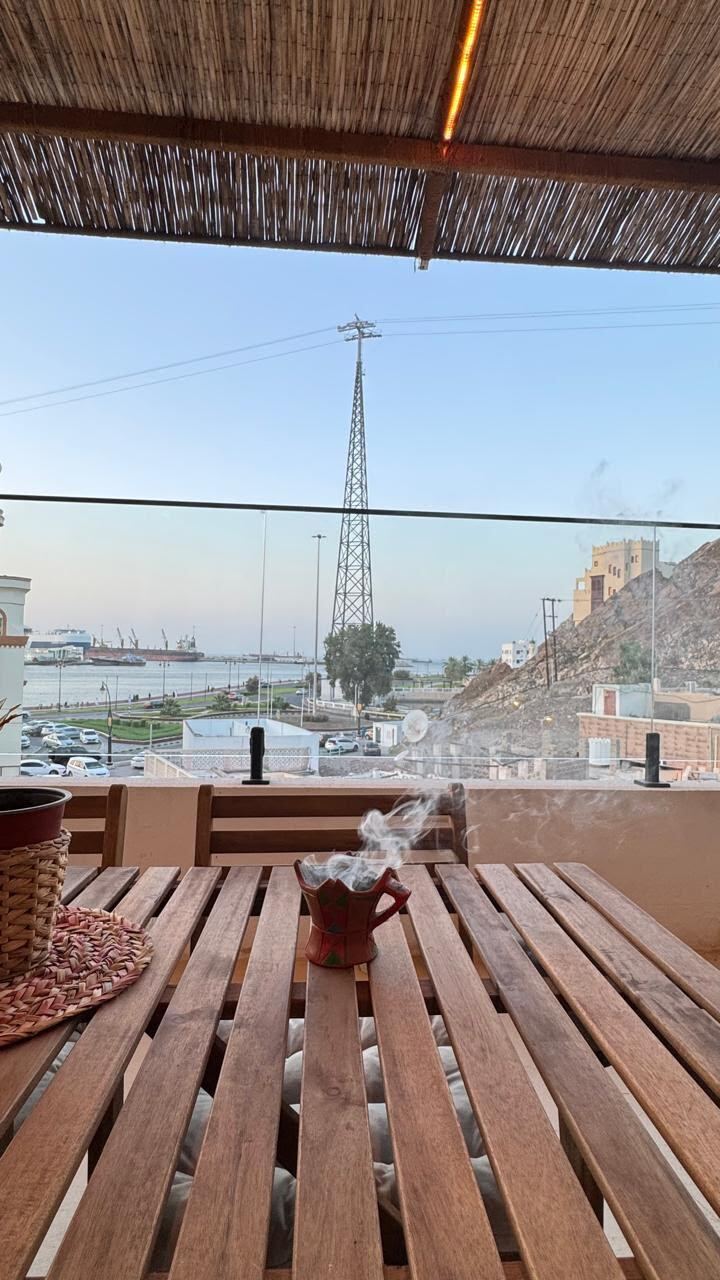Kaffee auf der Terrasse